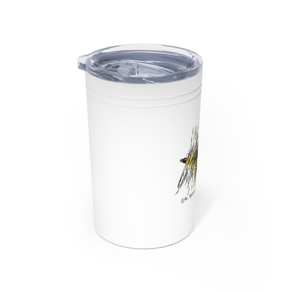 Yellow Stimulator Vacuum Tumbler & Insulator, 11oz.