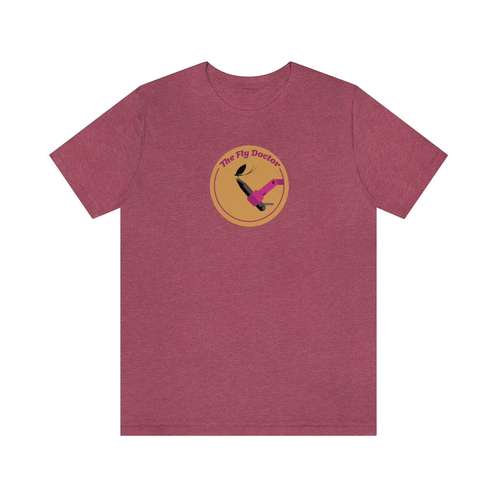 Fly Doctor Logo Adult Unisex Jersey Short Sleeve Tee