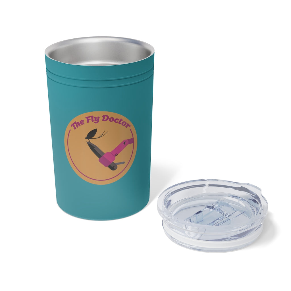 Fly Doctor Logo Vacuum Tumbler & Insulator, 11oz.