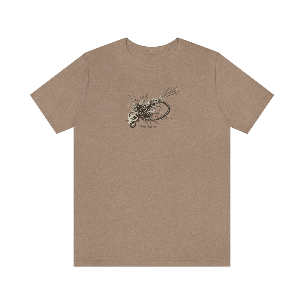 Unisex Adult Hares Ear Short Sleeve Tee