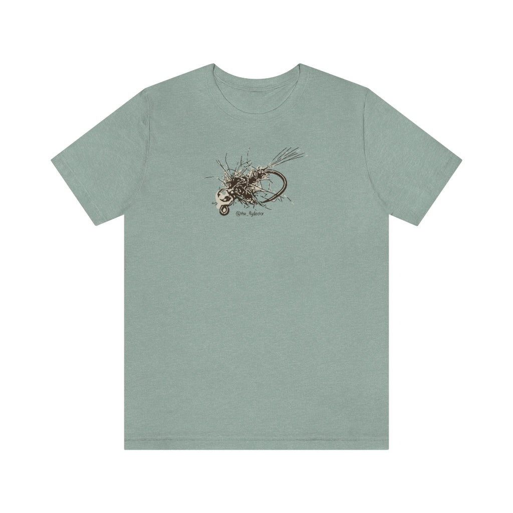 Unisex Adult Hares Ear Short Sleeve Tee