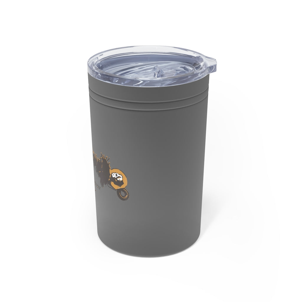 Peacock Frenchie Vacuum Tumbler & Insulator, 11oz.