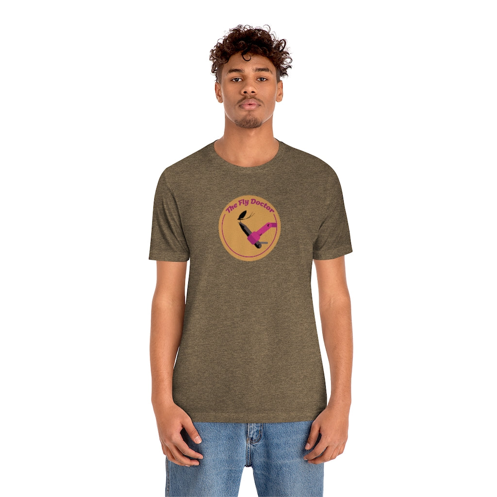 Fly Doctor Logo Adult Unisex Jersey Short Sleeve Tee