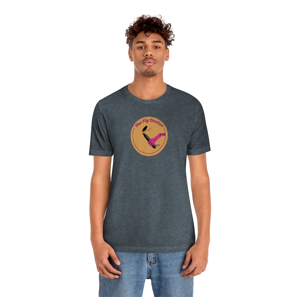 Fly Doctor Logo Adult Unisex Jersey Short Sleeve Tee