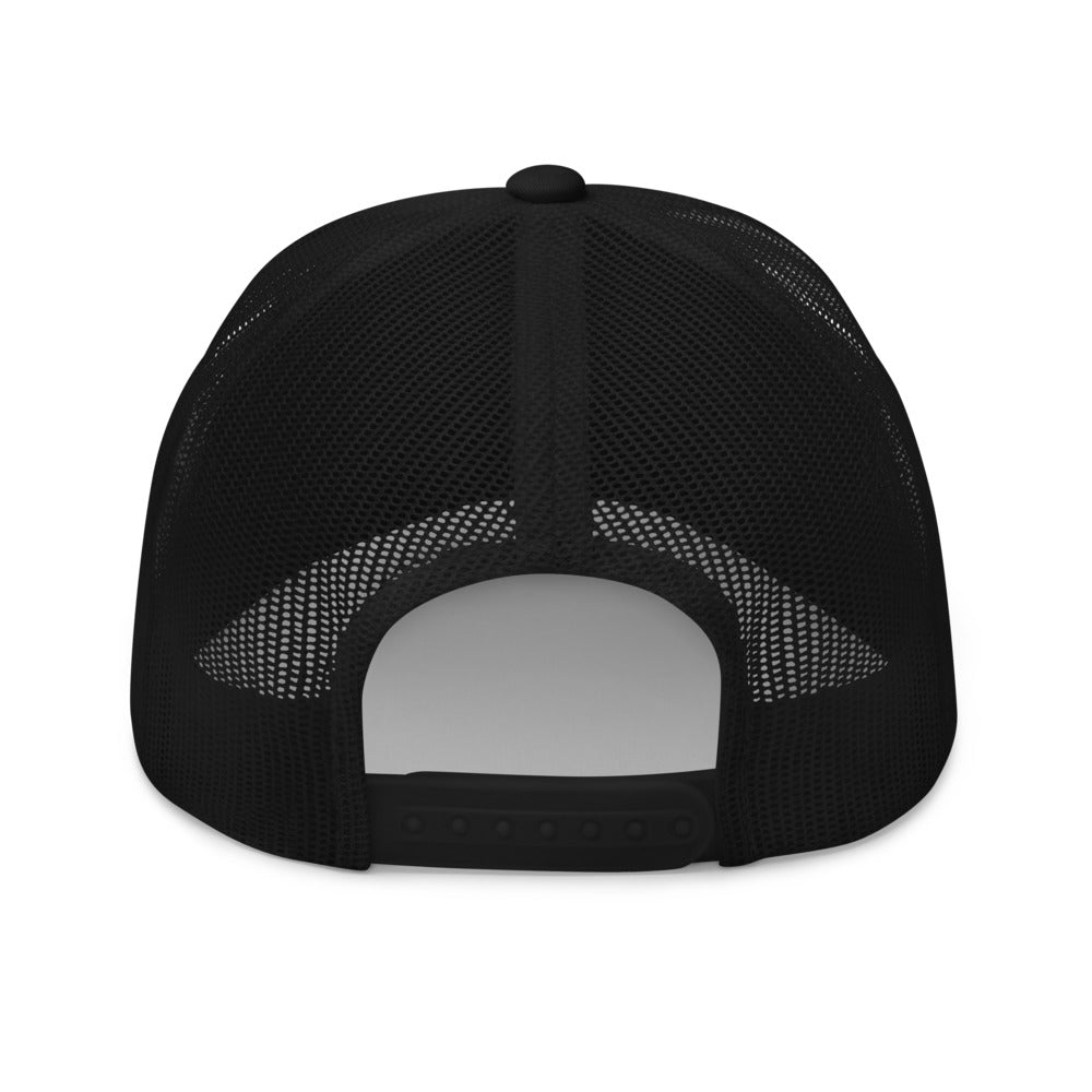 Unisex Adult Pheasant Tail Retro Trucker Hat | Yupoong 6606