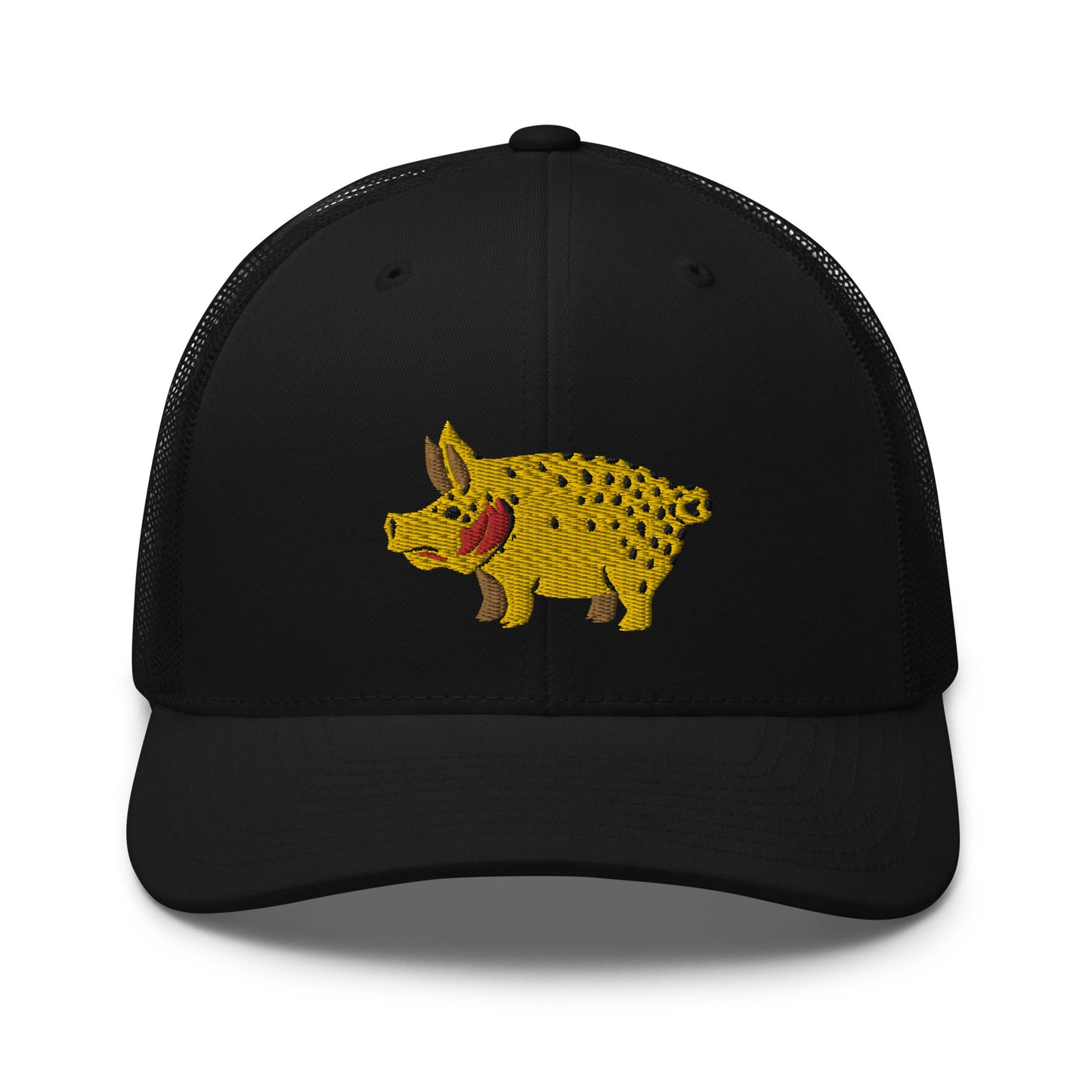Unisex Adult Cutthroat Pig Trucker Hat | Yupoong 6606