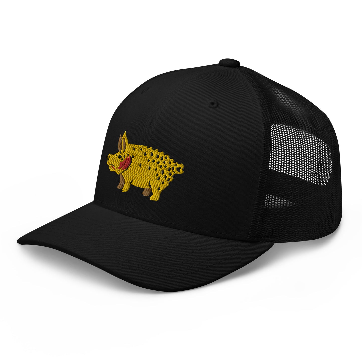 Unisex Adult Cutthroat Pig Trucker Hat | Yupoong 6606