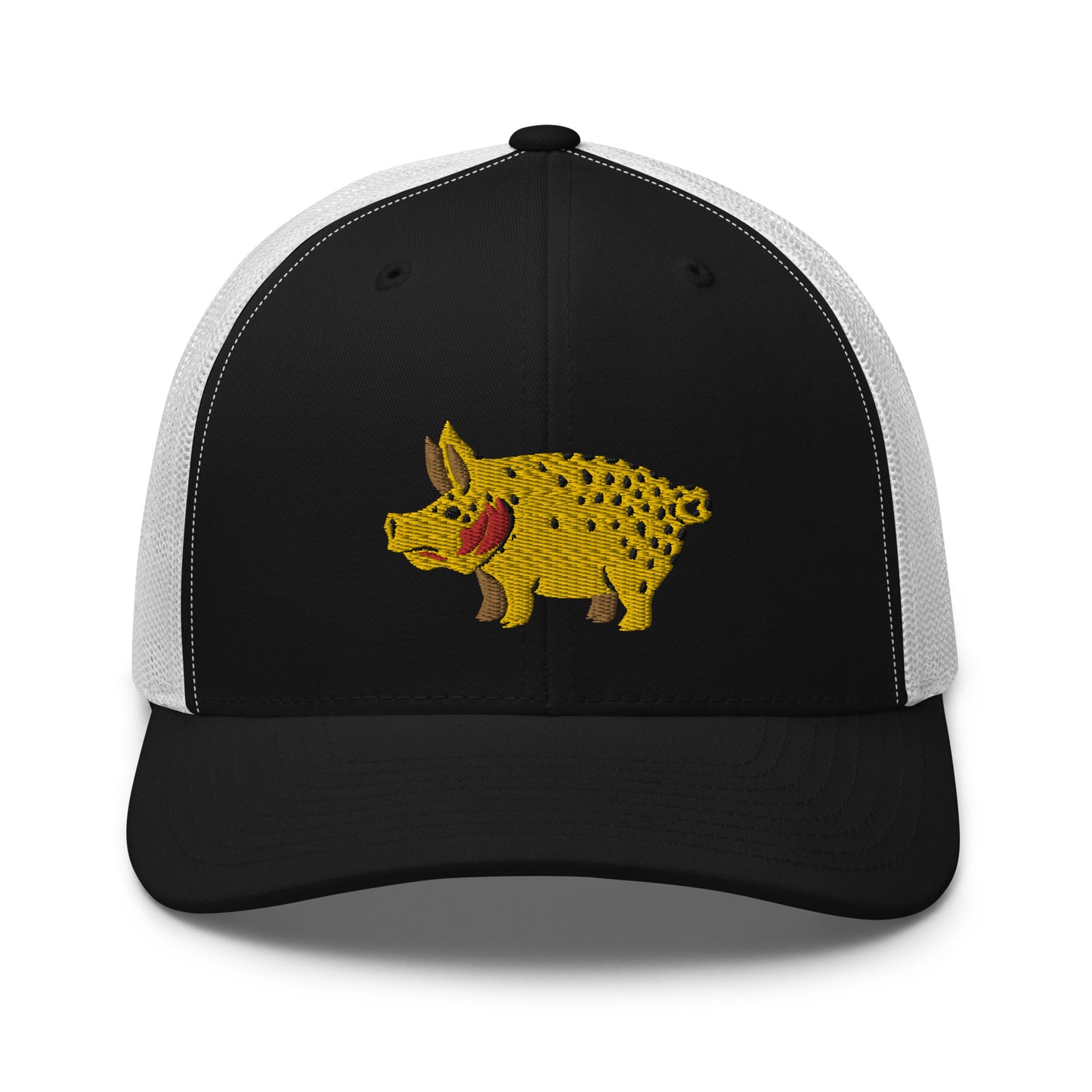 Unisex Adult Cutthroat Pig Trucker Hat | Yupoong 6606