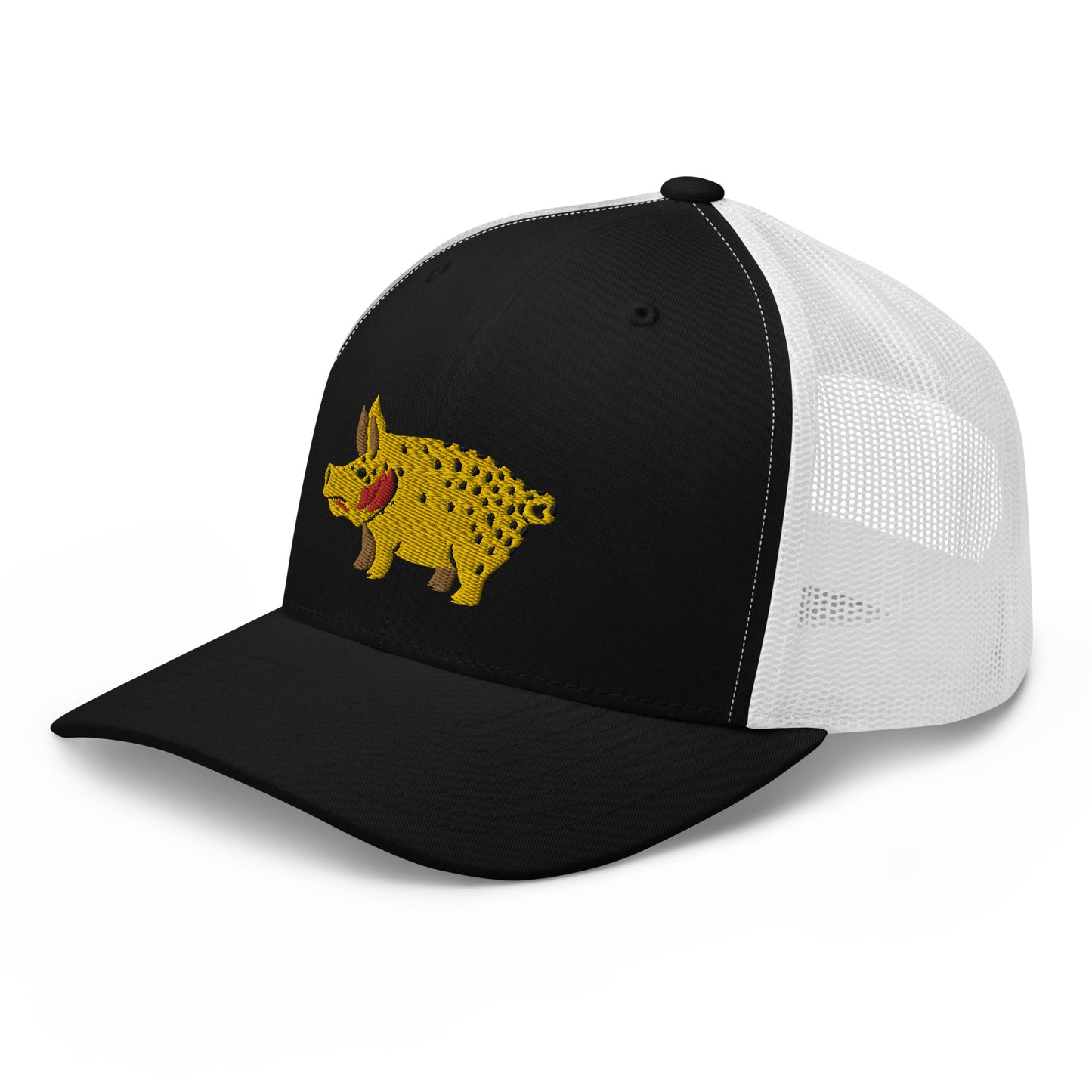 Unisex Adult Cutthroat Pig Trucker Hat | Yupoong 6606