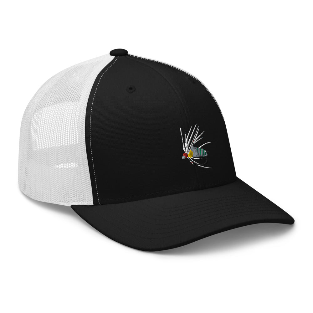 Unisex Adult Holy Grail Caddis Emerger Retro Trucker Hat | Yupoong 6606