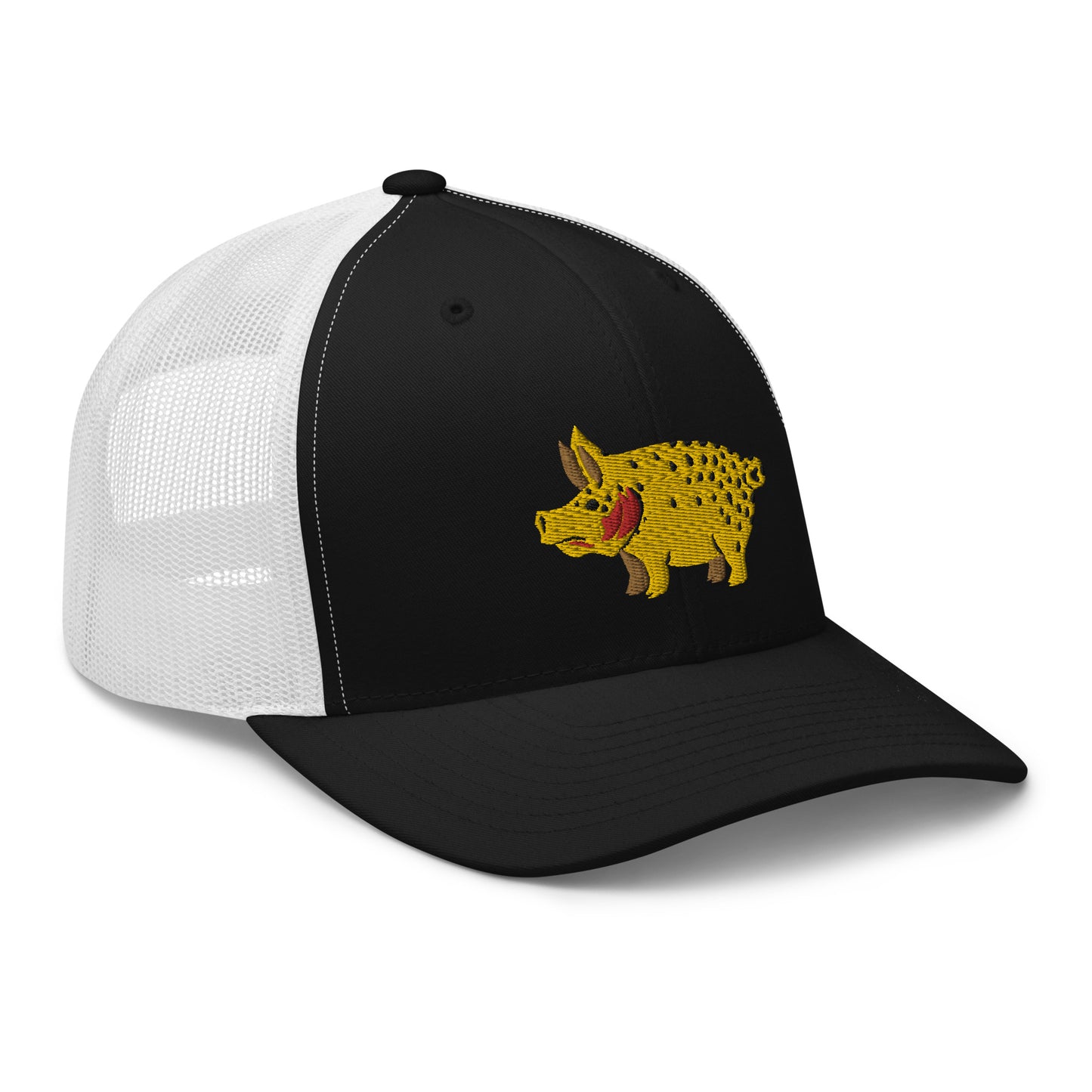 Unisex Adult Cutthroat Pig Trucker Hat | Yupoong 6606