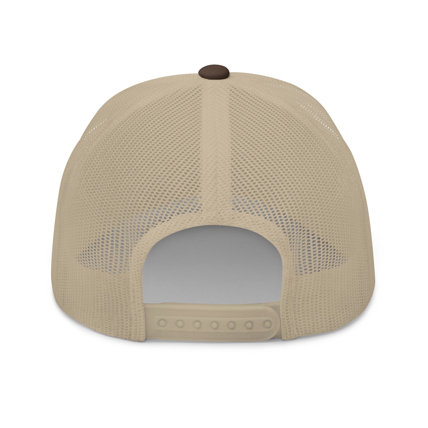 Unisex Adult Brown Trout Trucker Hat | Yupoong 6606