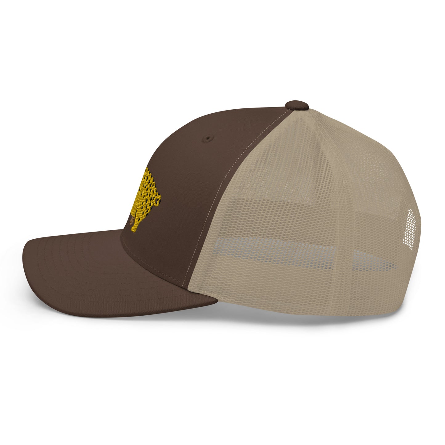 Unisex Adult Cutthroat Pig Trucker Hat | Yupoong 6606
