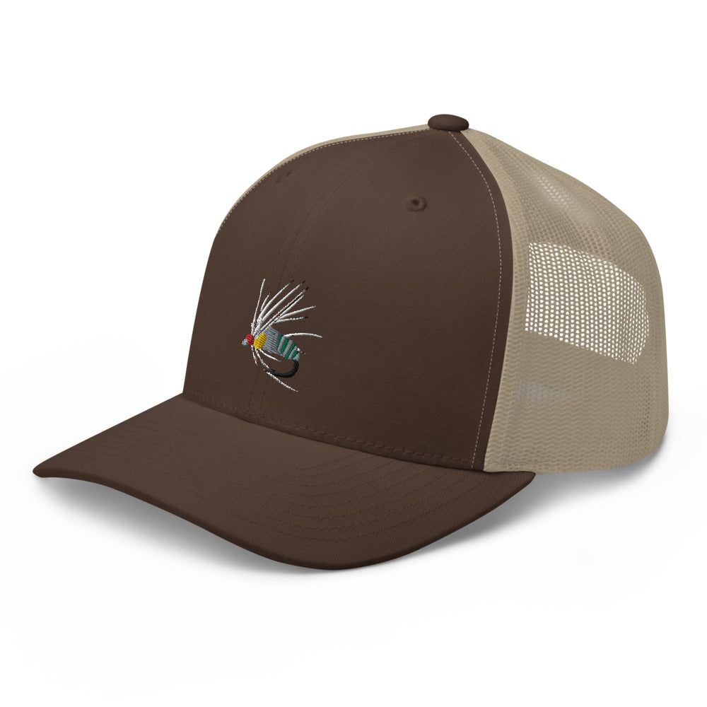 Unisex Adult Holy Grail Caddis Emerger Retro Trucker Hat | Yupoong 6606