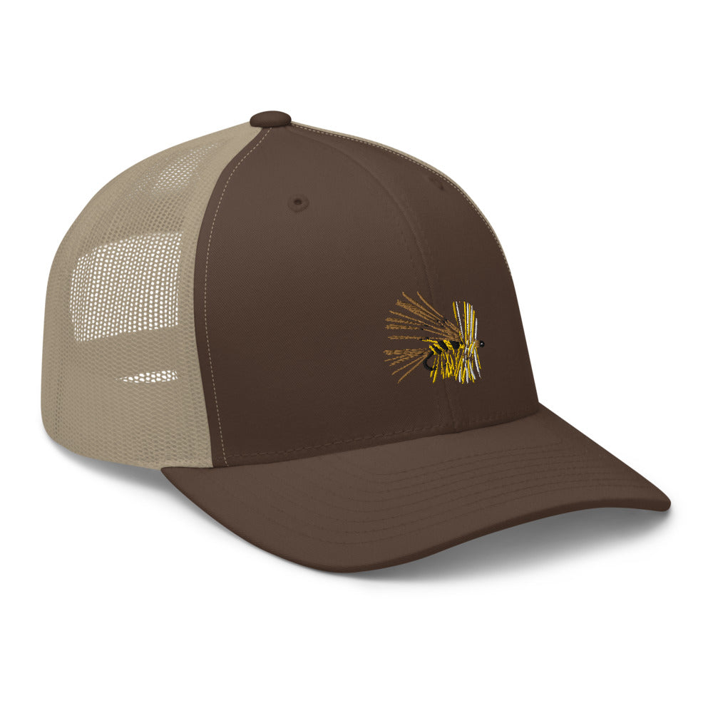Unisex Adult Yellow Stimulator Retro Trucker Hat | Yupoong 6606