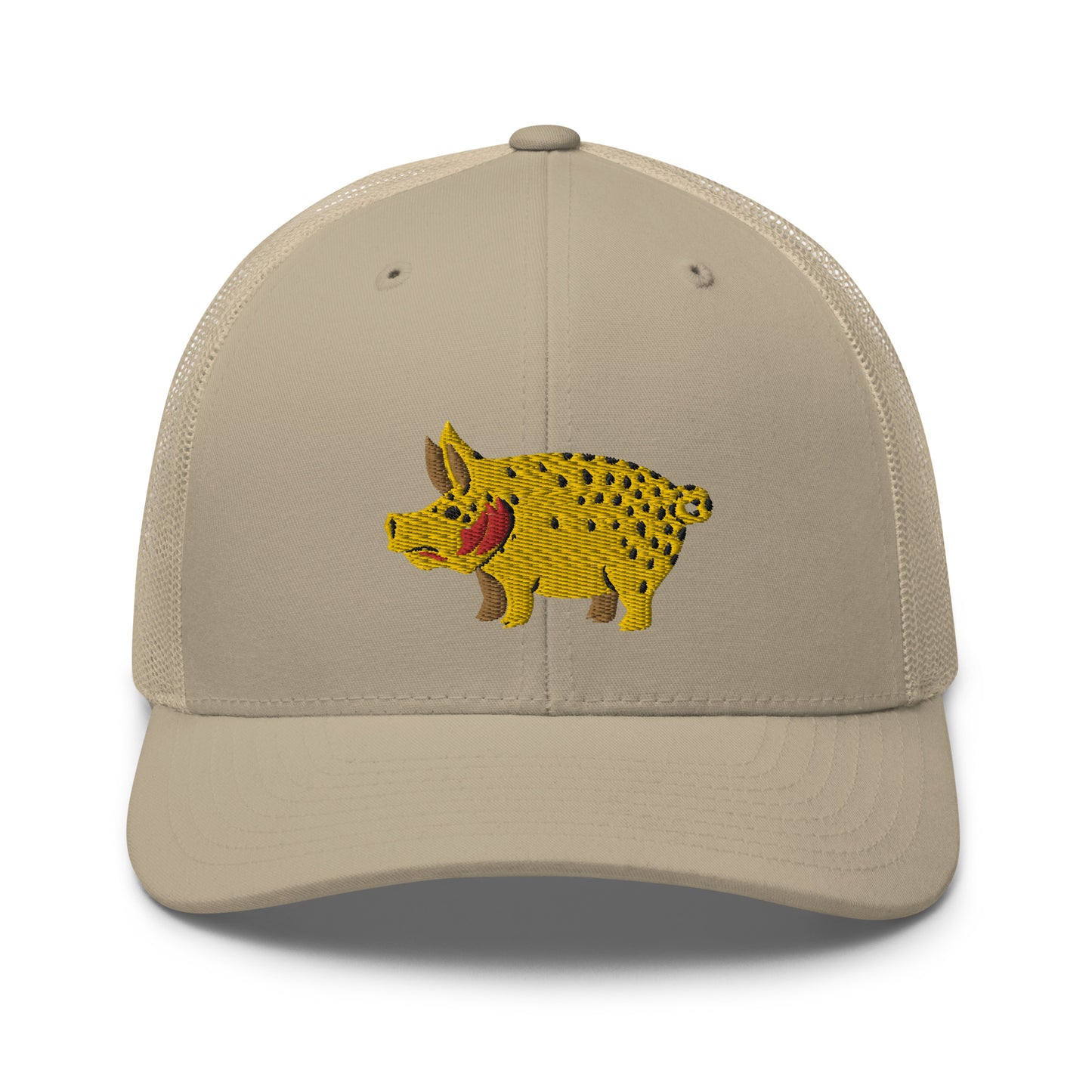 Unisex Adult Cutthroat Pig Trucker Hat | Yupoong 6606