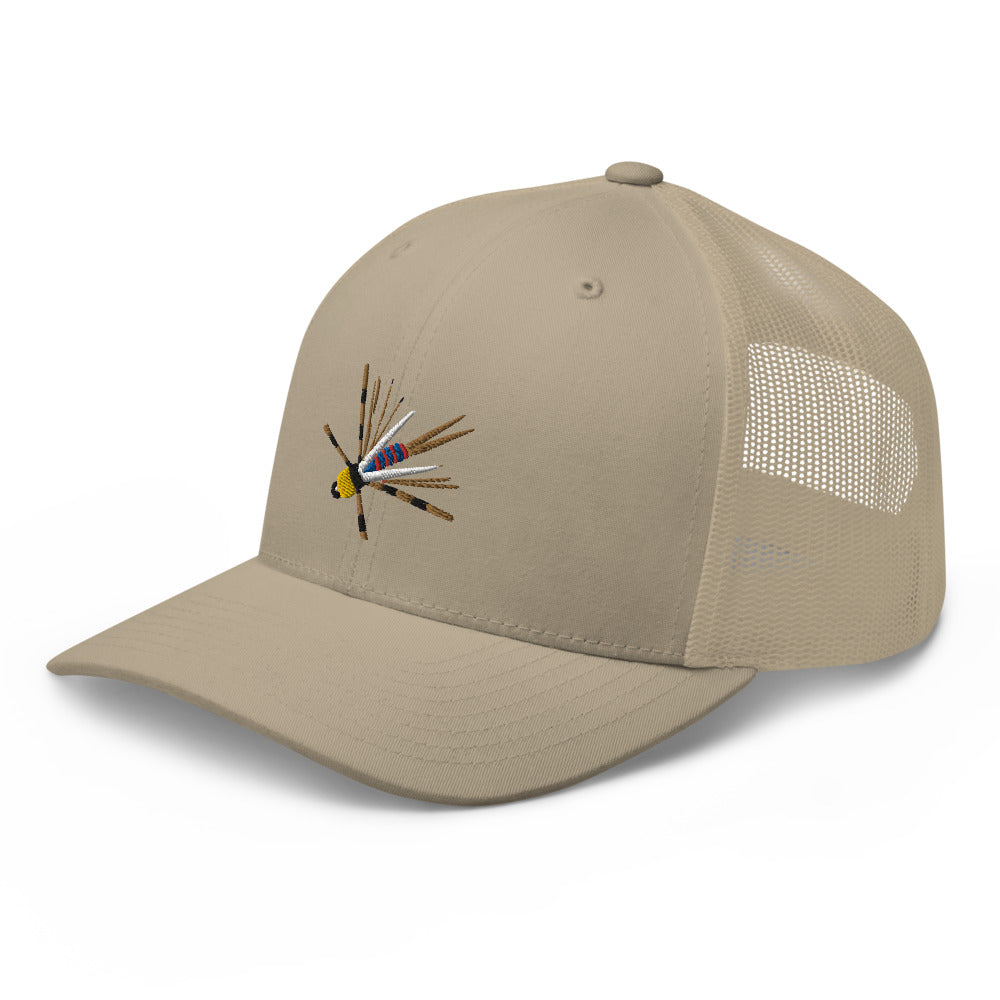 Unisex Adult Montana Prince Nymph Retro Trucker Hat | Yupoong 6606