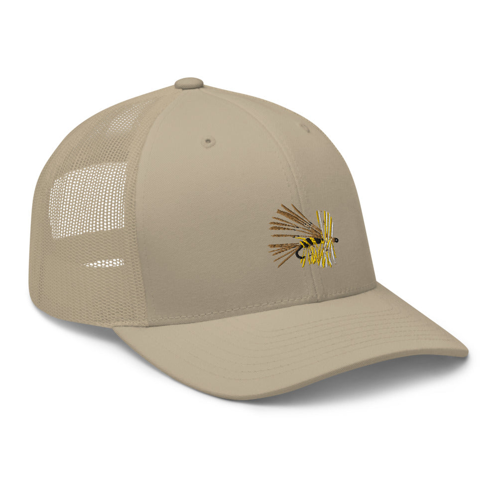Unisex Adult Yellow Stimulator Retro Trucker Hat | Yupoong 6606