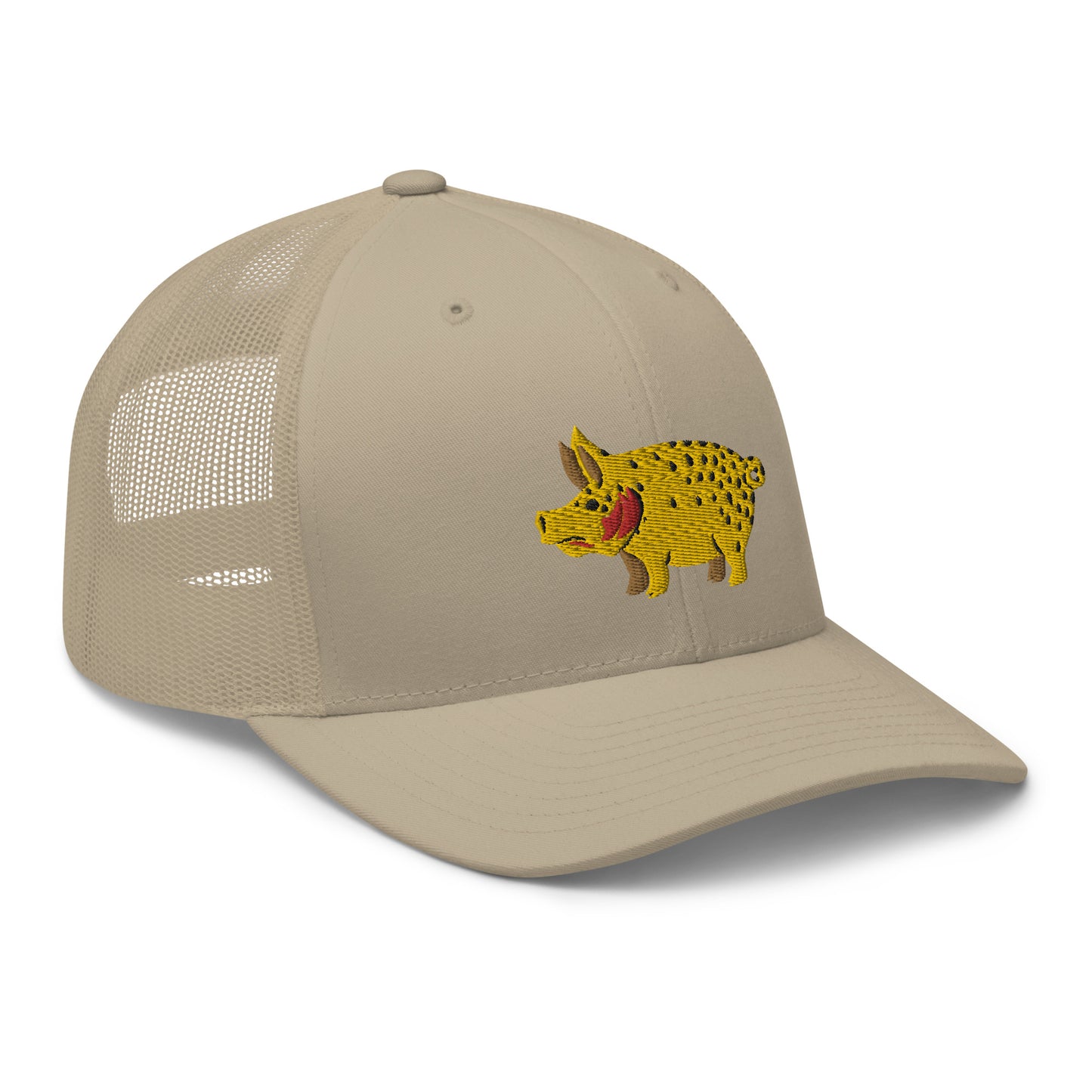 Unisex Adult Cutthroat Pig Trucker Hat | Yupoong 6606