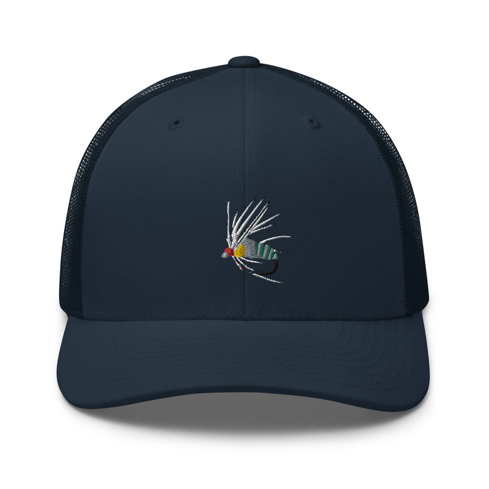 Unisex Adult Holy Grail Caddis Emerger Retro Trucker Hat | Yupoong 6606