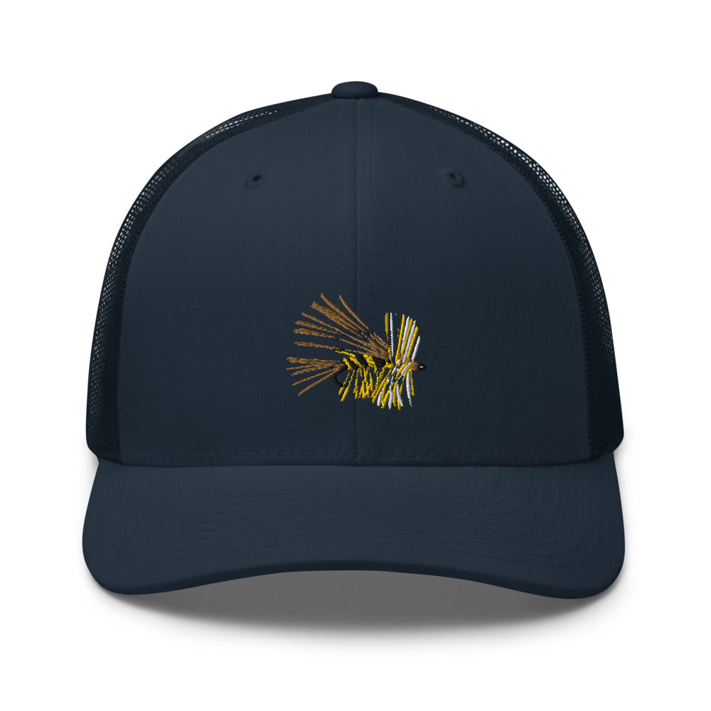Unisex Adult Yellow Stimulator Retro Trucker Hat | Yupoong 6606