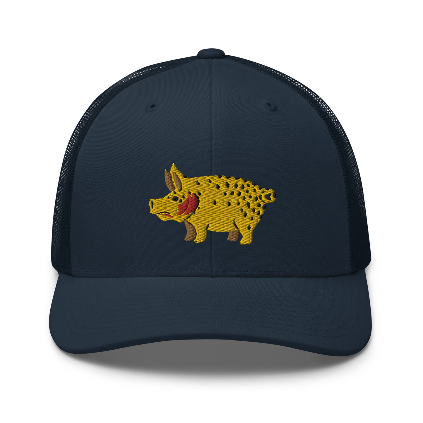 Unisex Adult Cutthroat Pig Trucker Hat | Yupoong 6606