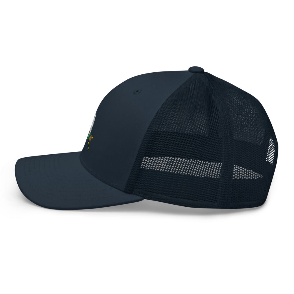 Unisex Adult Mini Chernobyl Retro Trucker Hat | Yupoong 6606