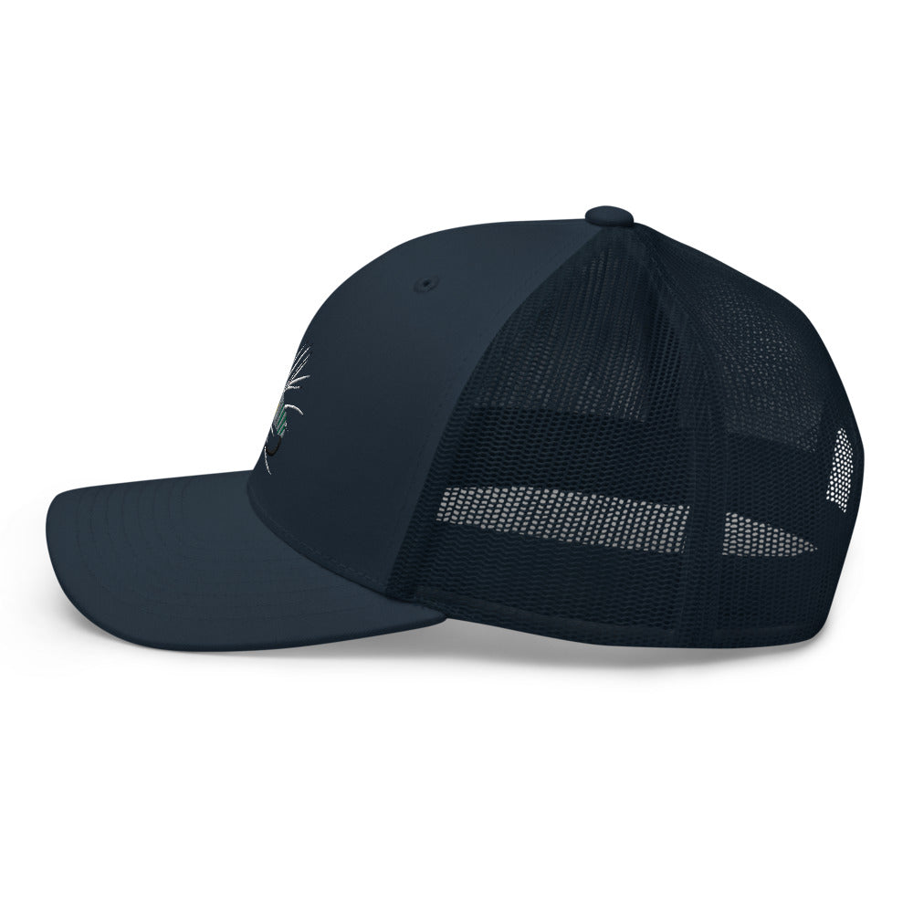 Unisex Adult Holy Grail Caddis Emerger Retro Trucker Hat | Yupoong 6606