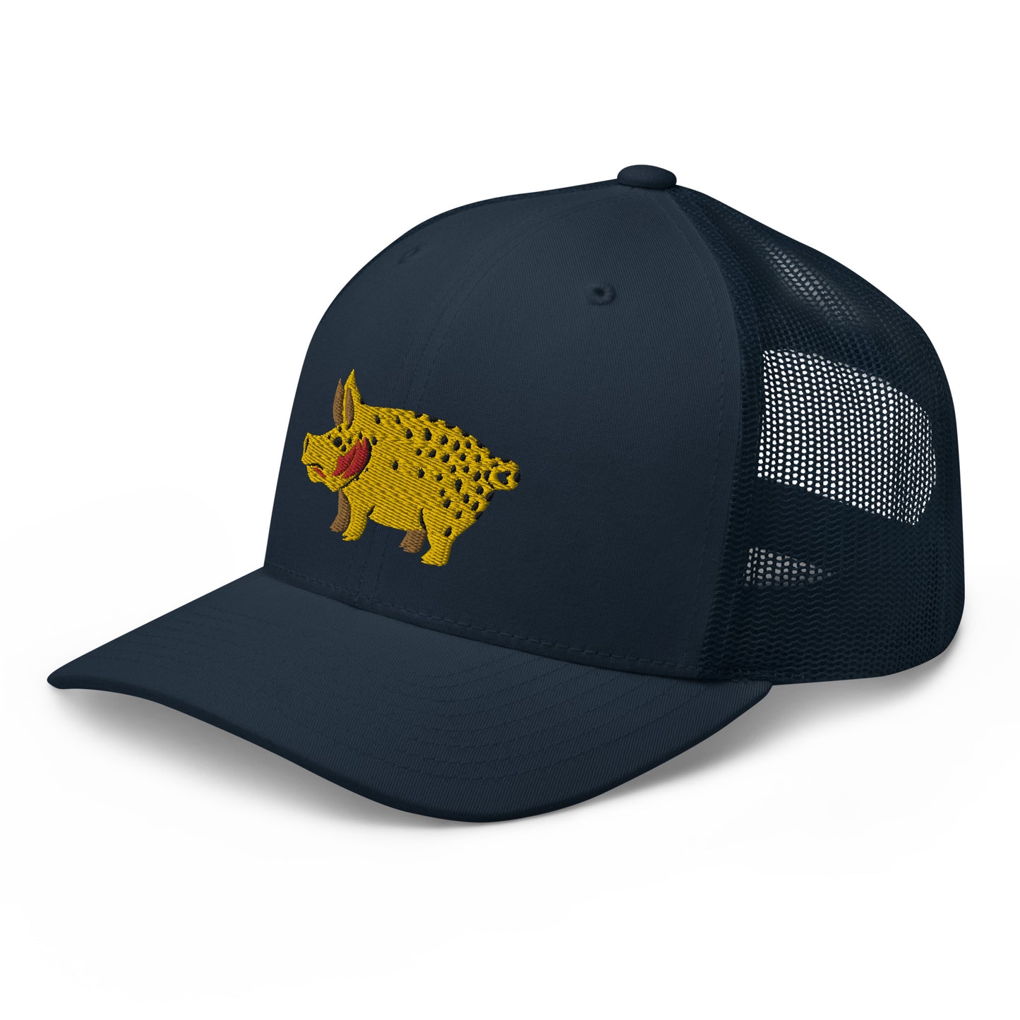 Unisex Adult Cutthroat Pig Trucker Hat | Yupoong 6606