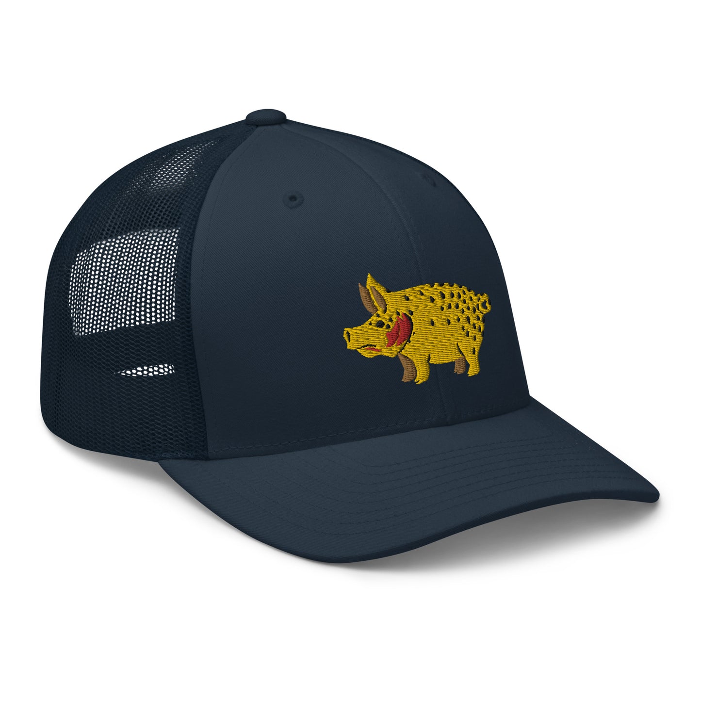 Unisex Adult Cutthroat Pig Trucker Hat | Yupoong 6606