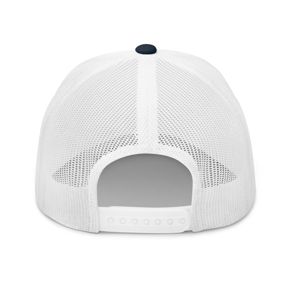 Unisex Adult Pheasant Tail Retro Trucker Hat | Yupoong 6606