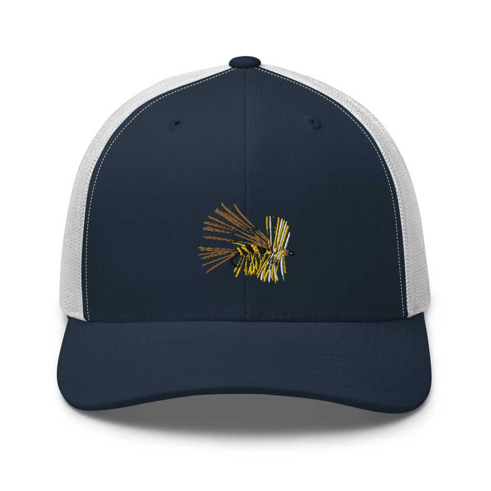 Unisex Adult Yellow Stimulator Retro Trucker Hat | Yupoong 6606