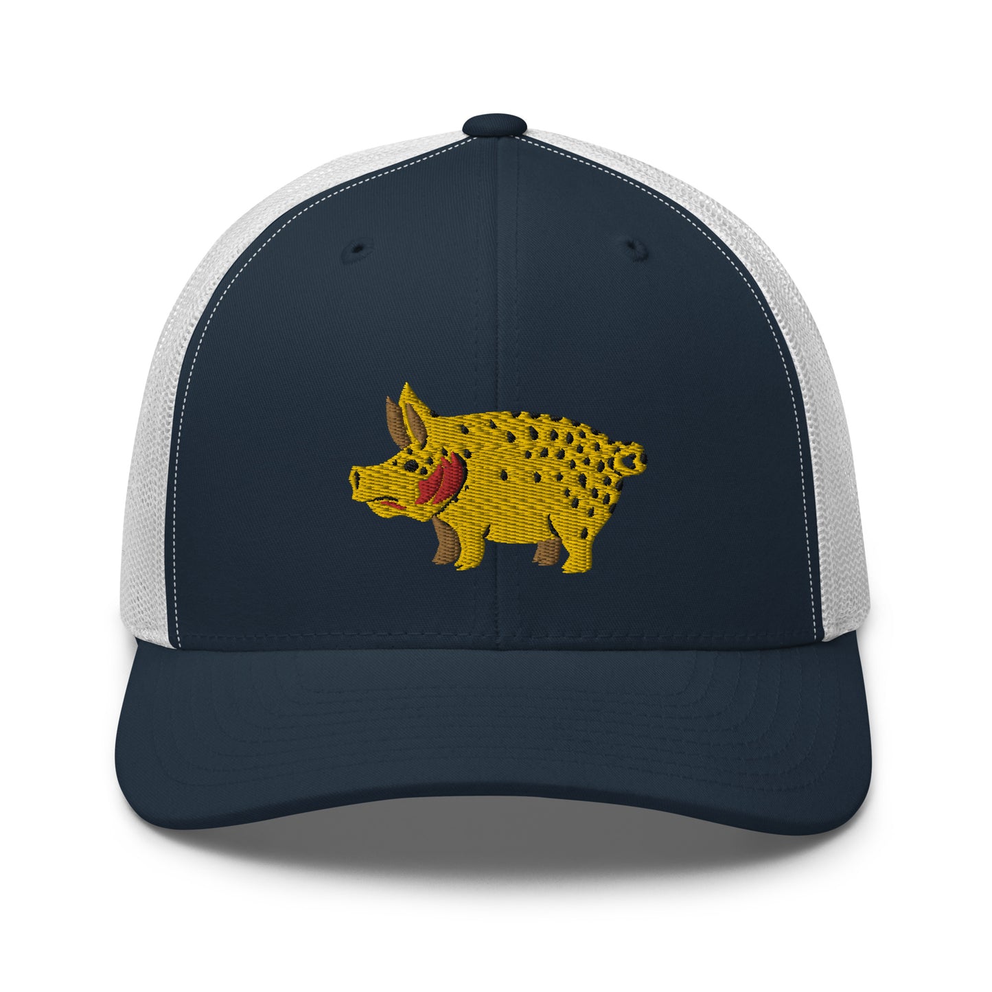 Unisex Adult Cutthroat Pig Trucker Hat | Yupoong 6606