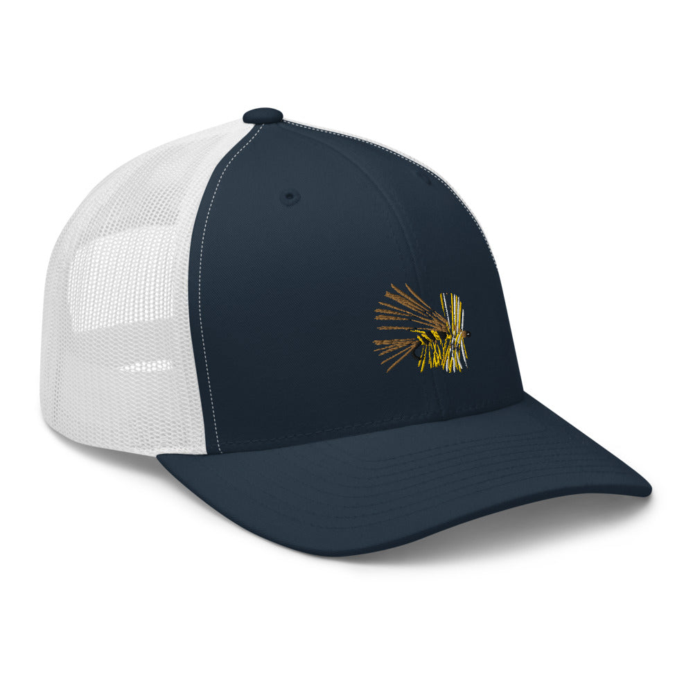 Unisex Adult Yellow Stimulator Retro Trucker Hat | Yupoong 6606