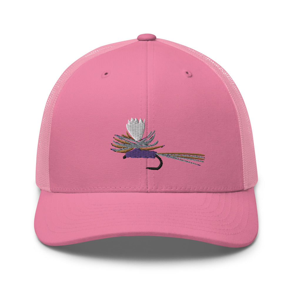 Unisex Adult Purple Haze Retro Trucker Hat | Yupoong 6606