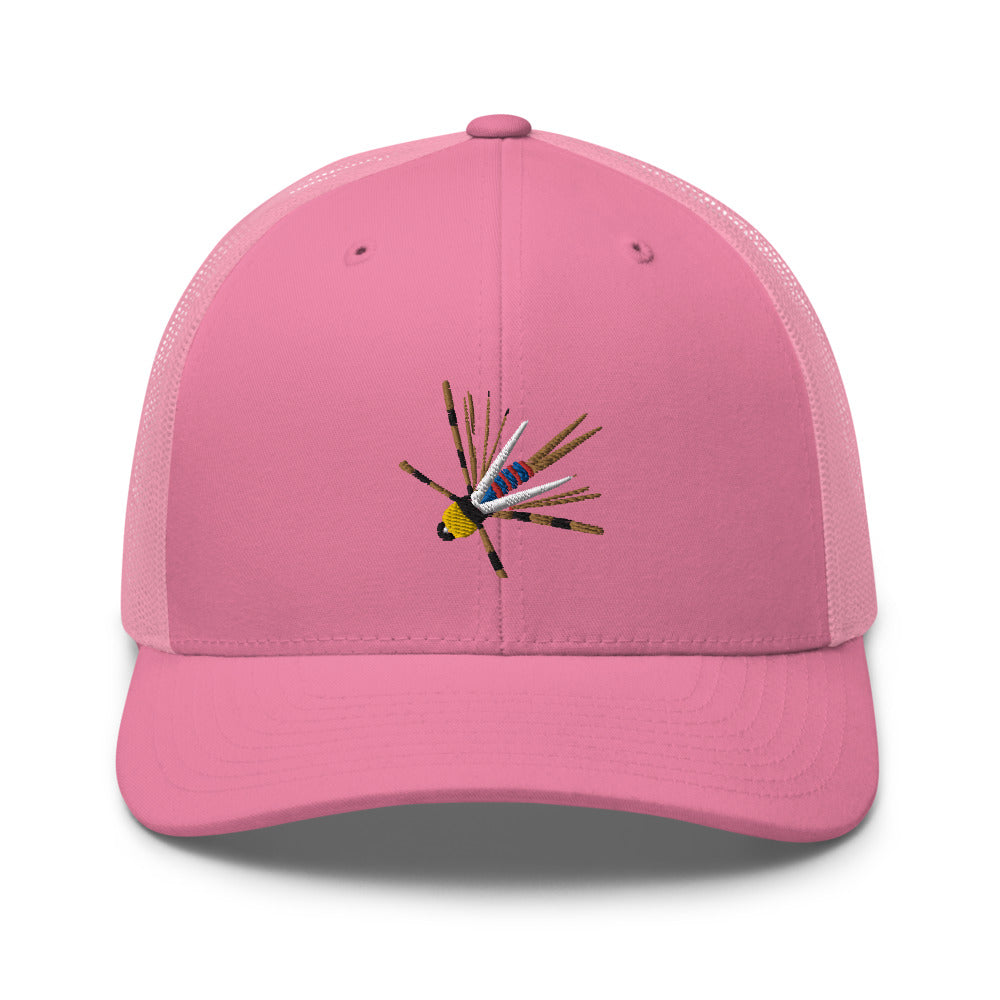 Unisex Adult Montana Prince Nymph Retro Trucker Hat | Yupoong 6606