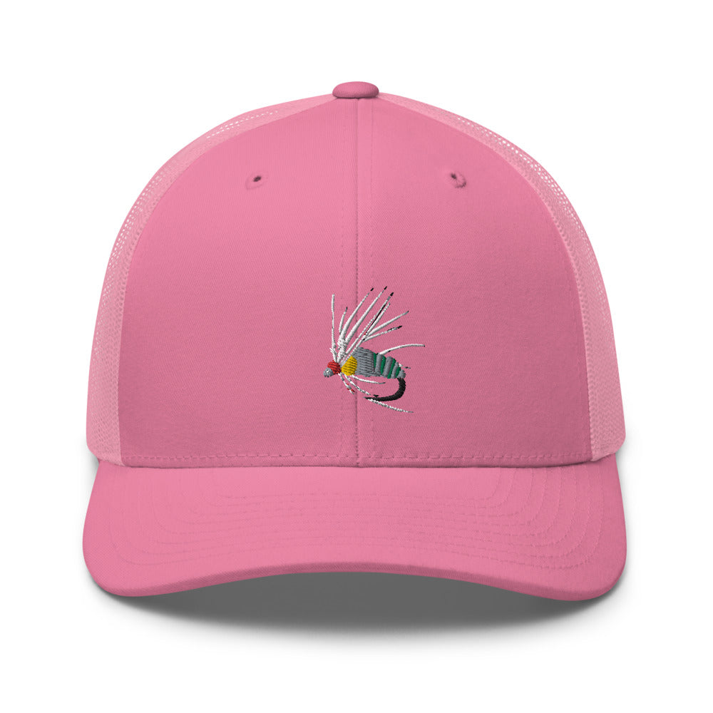 Unisex Adult Holy Grail Caddis Emerger Retro Trucker Hat | Yupoong 6606