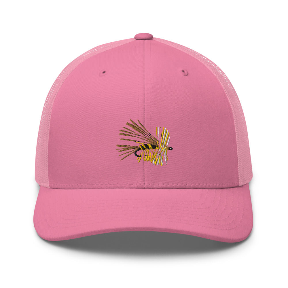 Unisex Adult Yellow Stimulator Retro Trucker Hat | Yupoong 6606