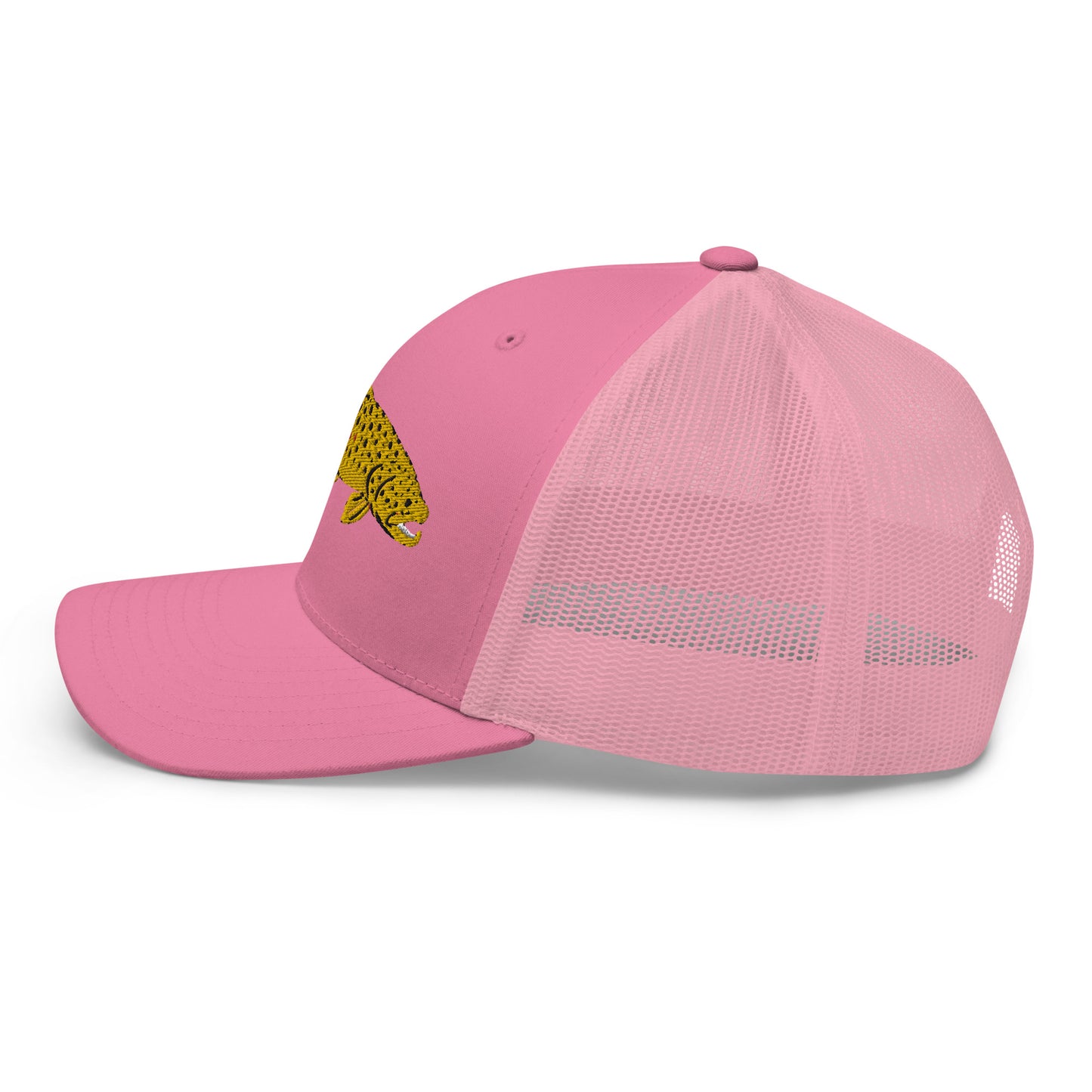 Unisex Adult Brown Trout Trucker Hat | Yupoong 6606