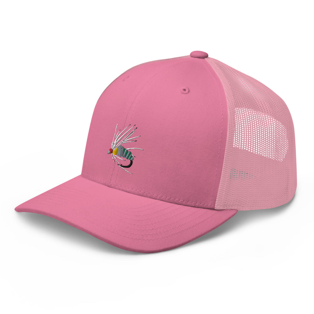 Unisex Adult Holy Grail Caddis Emerger Retro Trucker Hat | Yupoong 6606