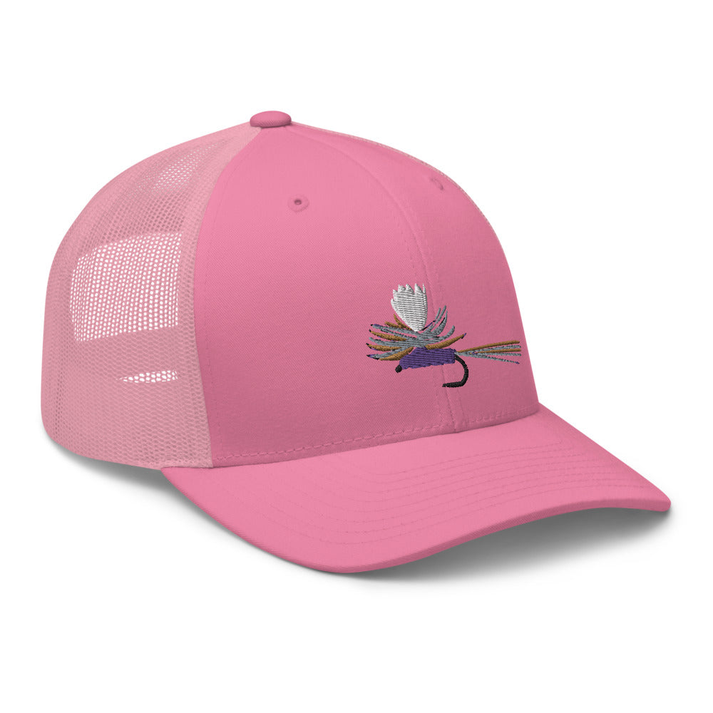 Unisex Adult Purple Haze Retro Trucker Hat | Yupoong 6606