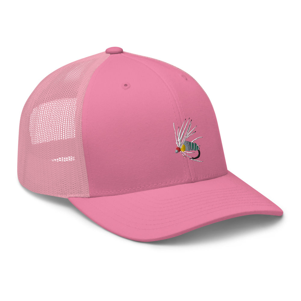 Unisex Adult Holy Grail Caddis Emerger Retro Trucker Hat | Yupoong 6606