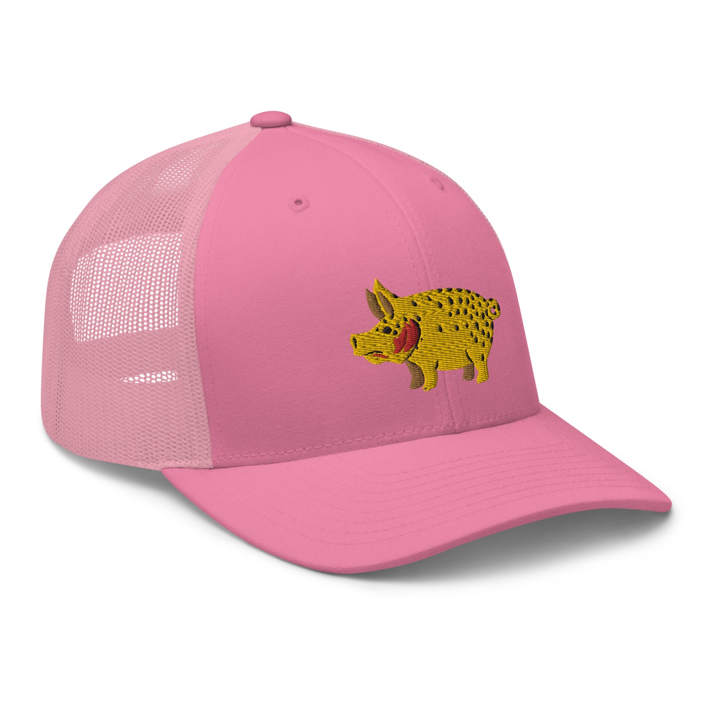 Unisex Adult Cutthroat Pig Trucker Hat | Yupoong 6606