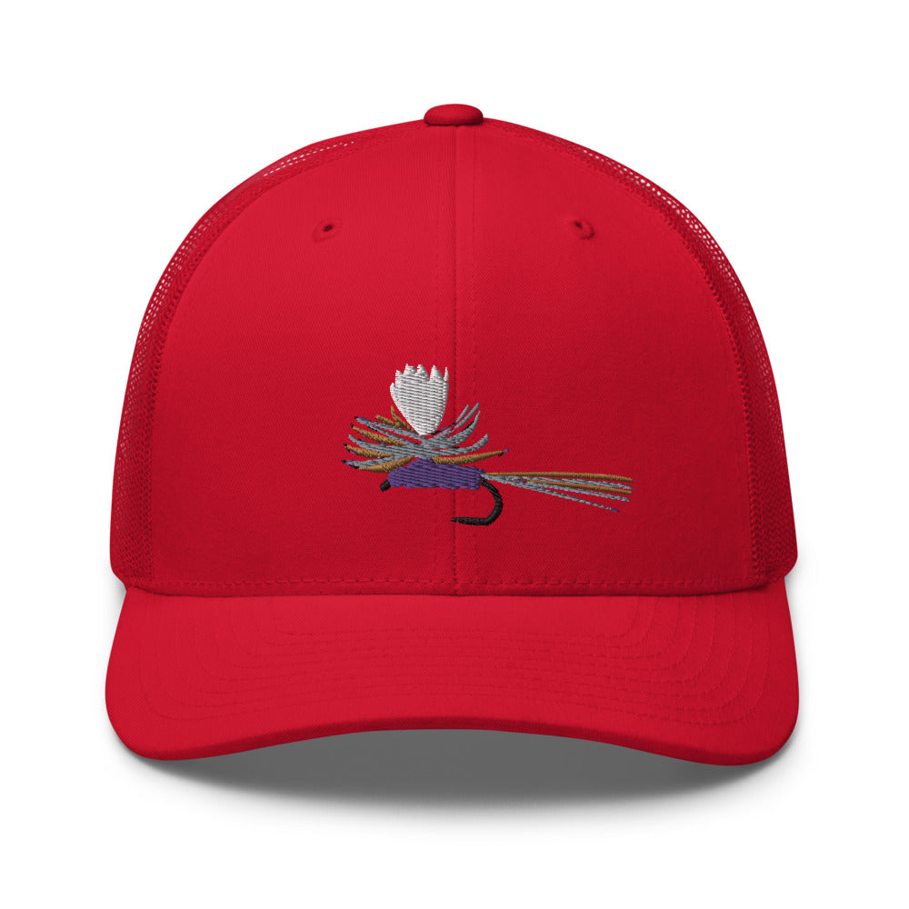 Unisex Adult Purple Haze Retro Trucker Hat | Yupoong 6606