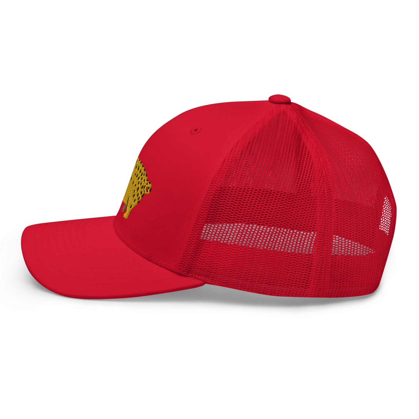Unisex Adult Cutthroat Pig Trucker Hat | Yupoong 6606