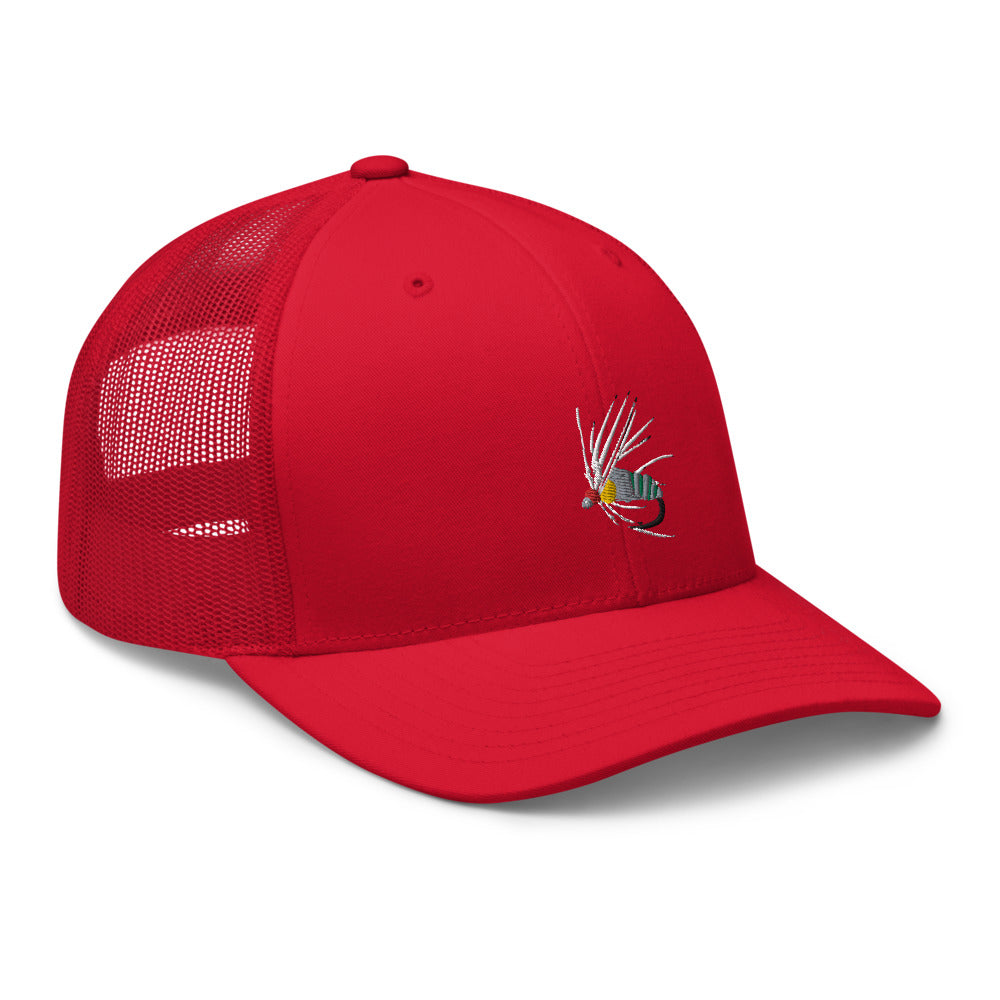 Unisex Adult Holy Grail Caddis Emerger Retro Trucker Hat | Yupoong 6606