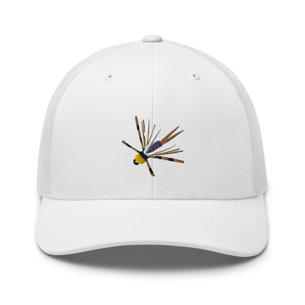 Unisex Adult Montana Prince Nymph Retro Trucker Hat | Yupoong 6606