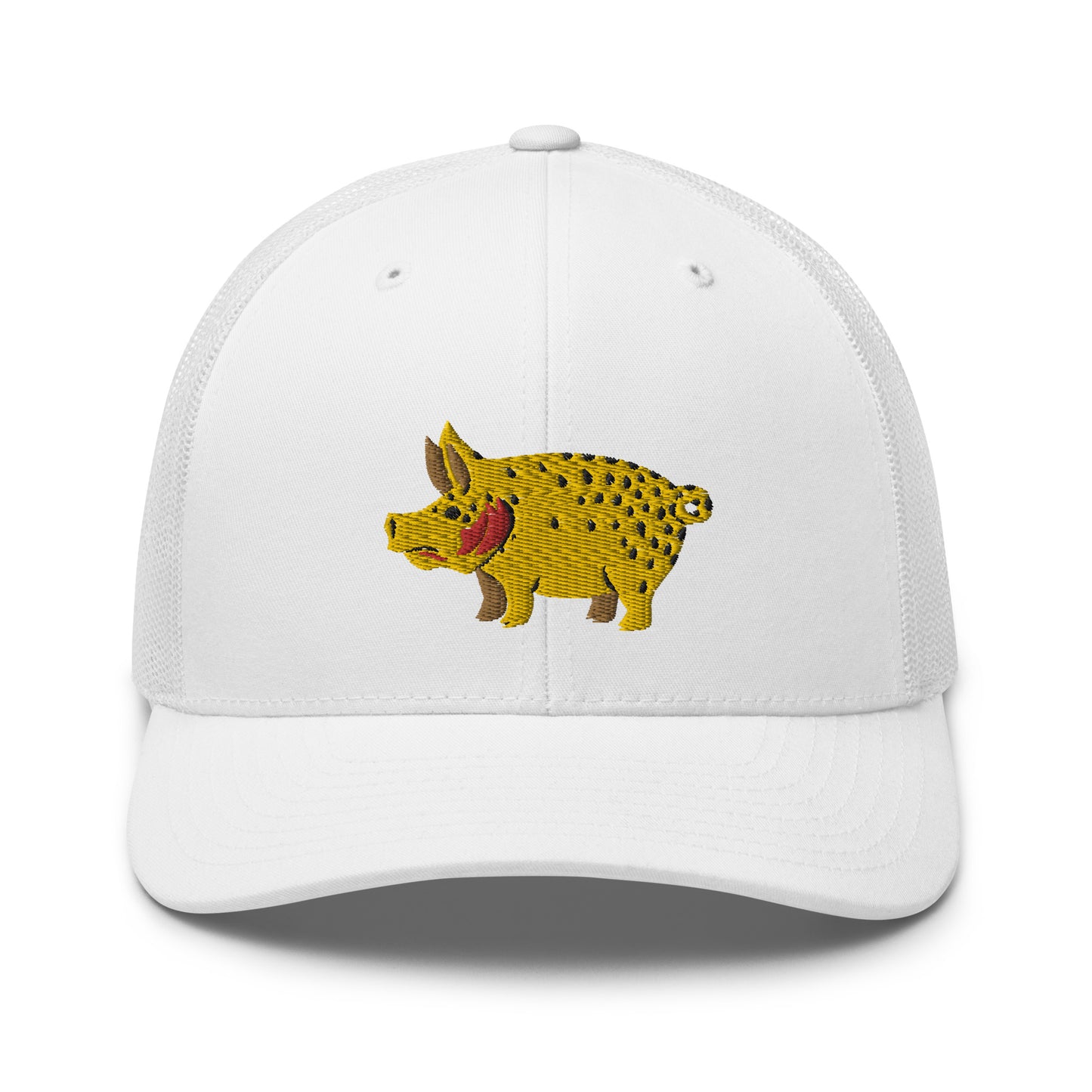 Unisex Adult Cutthroat Pig Trucker Hat | Yupoong 6606