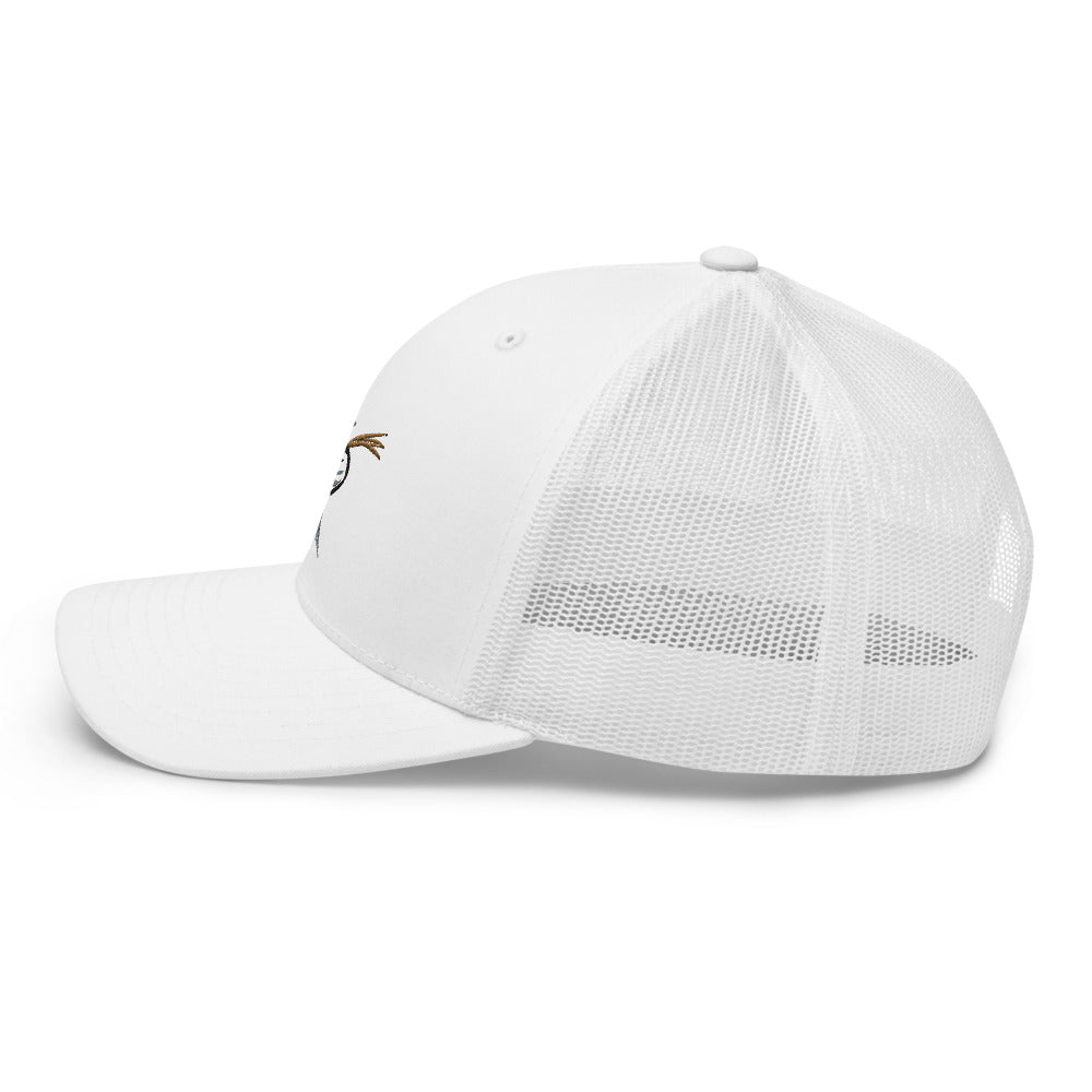 Unisex Adult Soft Hackle Pheasant Tail Retro Trucker Hat | Yupoong 6606