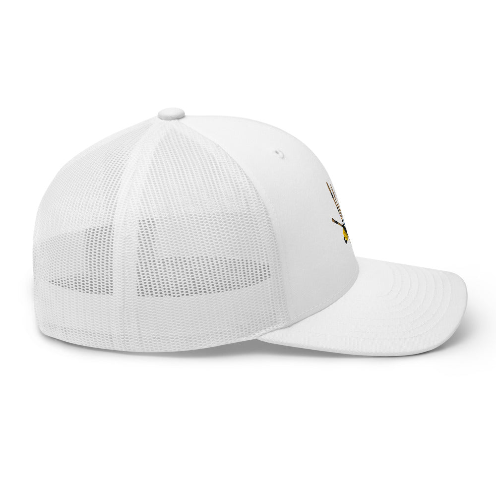 Unisex Adult Montana Prince Nymph Retro Trucker Hat | Yupoong 6606